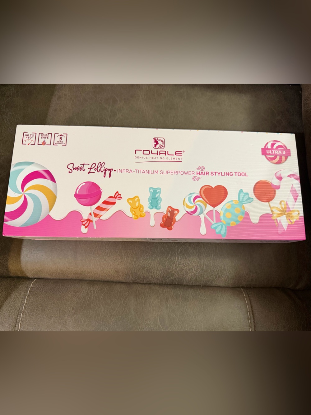 Sweet Lollipop Pink Hair Styling Tool by Royale